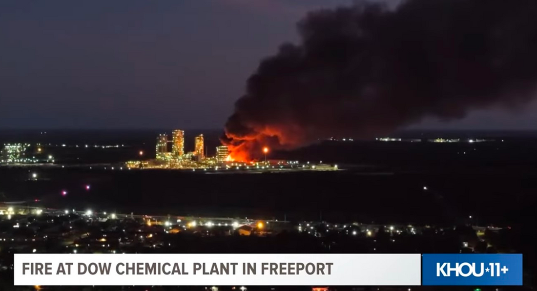 Fire at Dow’s Freeport Plant B Quickly Contained — No Injuries Reported