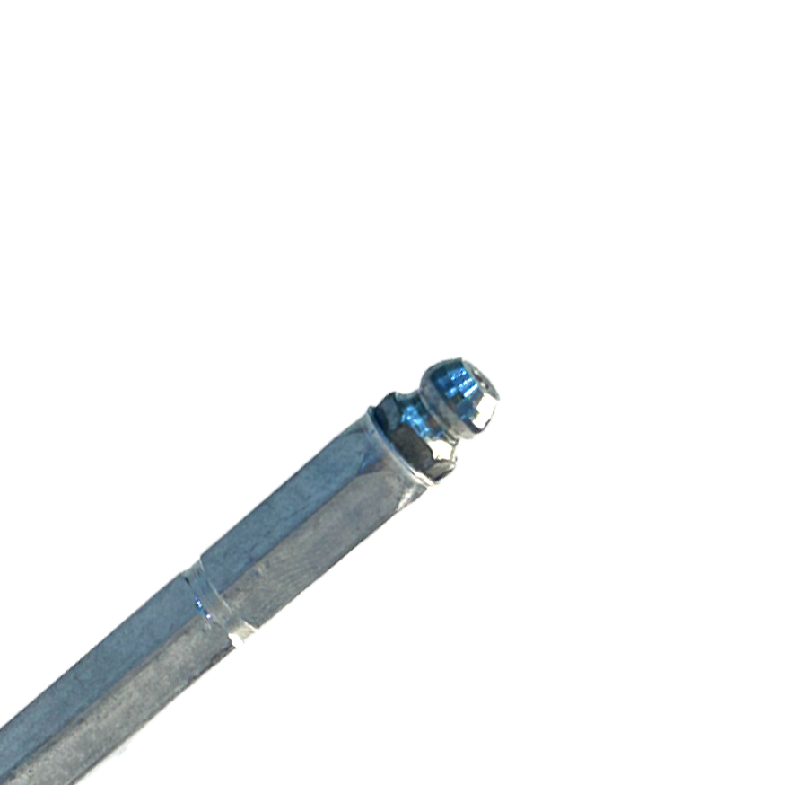 50 pcs/bag B-10S (3/8" x 4") Aluminum Injection Packers – Single Rubber Sealing