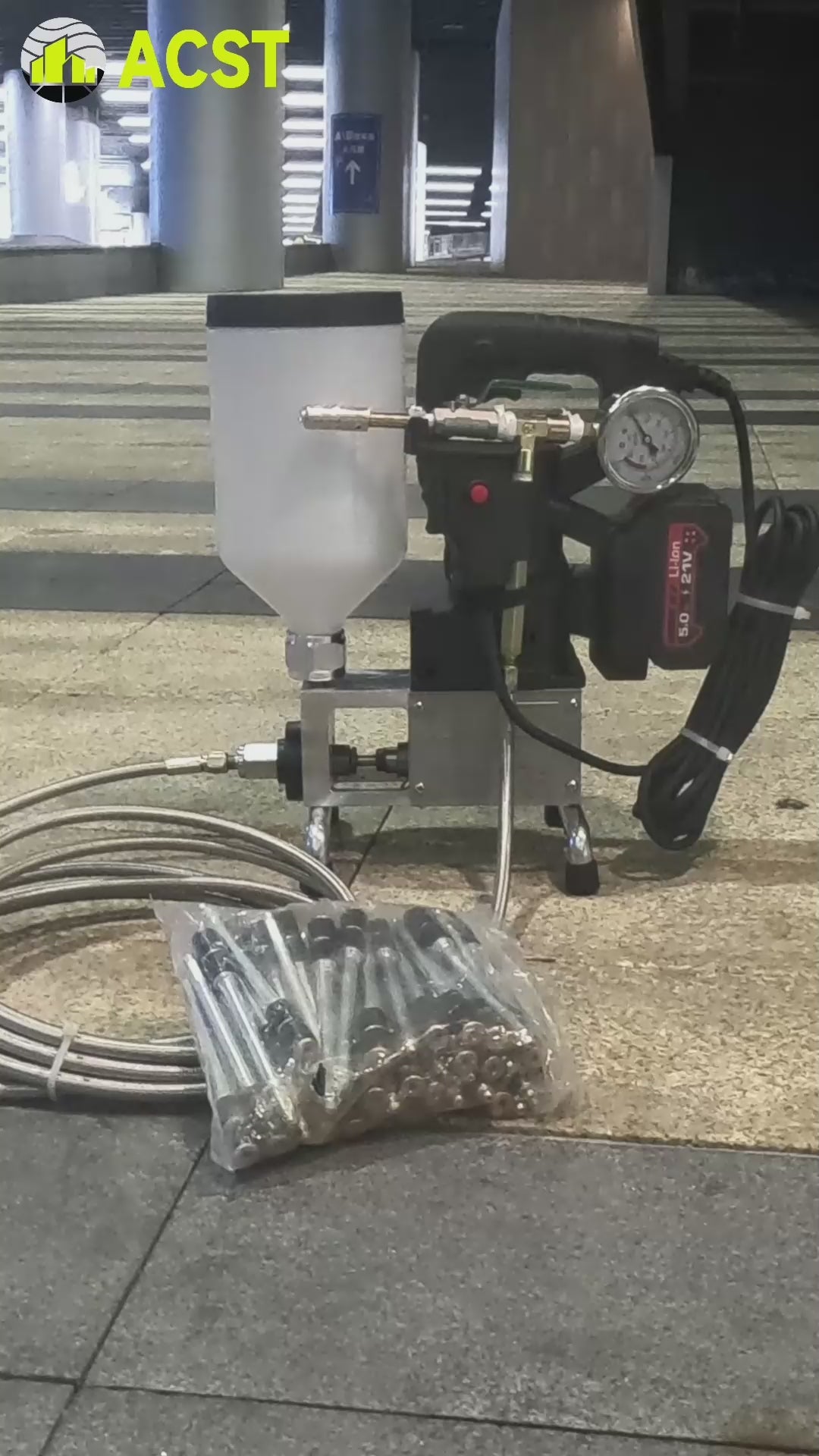 Cordless SG-999 Single Element Injection Machine  (No Dewalt 20V Battery)