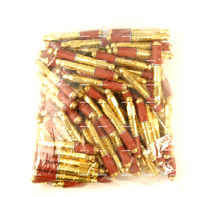 100 pcs/bag (Ø8 x 55mm) Adoration Copper Injection Packer Mechanical Packer Port Concrete Crack Repair High Pressure