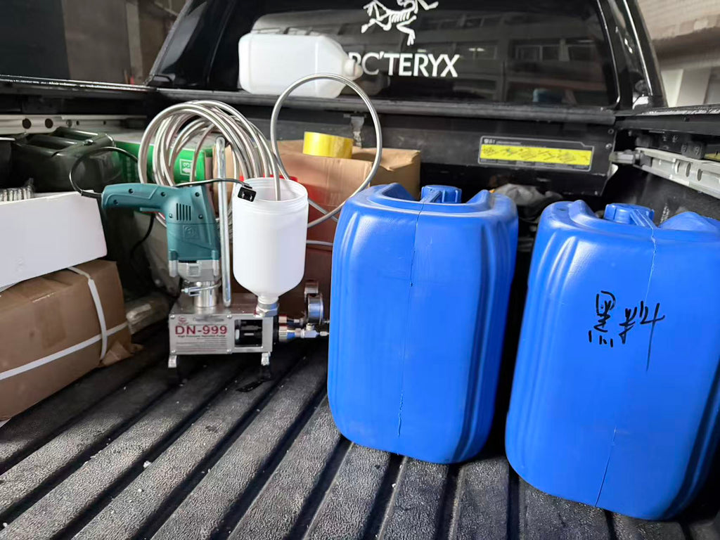 Polyurethane Foam Spray Gun AB Two-component High Pressure Coating Spray Gun Kit polyurethane or polyurea Sprayer(2L/Min, 10000psi) for DN-999 1:1 Injection Pump – Polyurethane/Polyurea/Insulation/Coating/Waterproofing/Expansion Joint