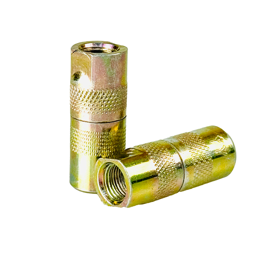 Steel Zerk Fitting Coupler – Connector for Mechanical Packers & Injection Ports