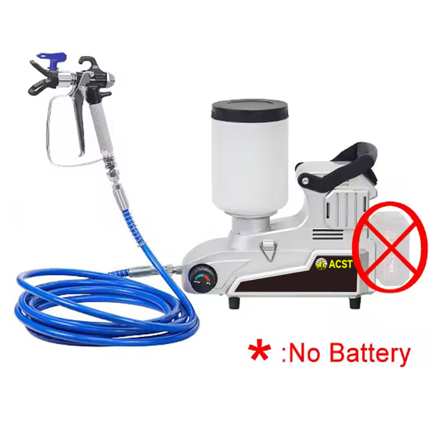 ACST Multifunctional 300W Lithium Airless Paint Sprayer with 2L Portable Electric Spray Welder (No Makita Battery)
