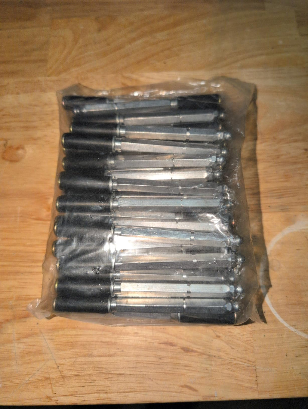 50 pcs/bag B-10S (3/8" x 4") Aluminum Injection Packers - Single Seal Design for Concrete Crack Sealing & Restoration