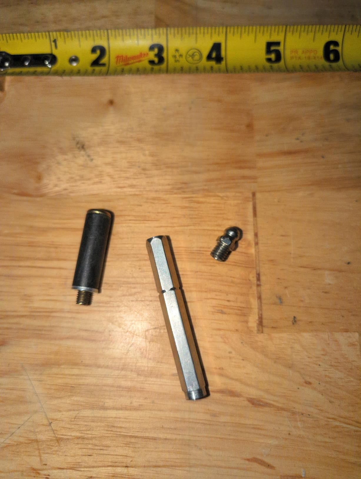 50 pcs/bag B-10S (3/8" x 4") Aluminum Injection Packers - Single Seal Design for Concrete Crack Sealing & Restoration